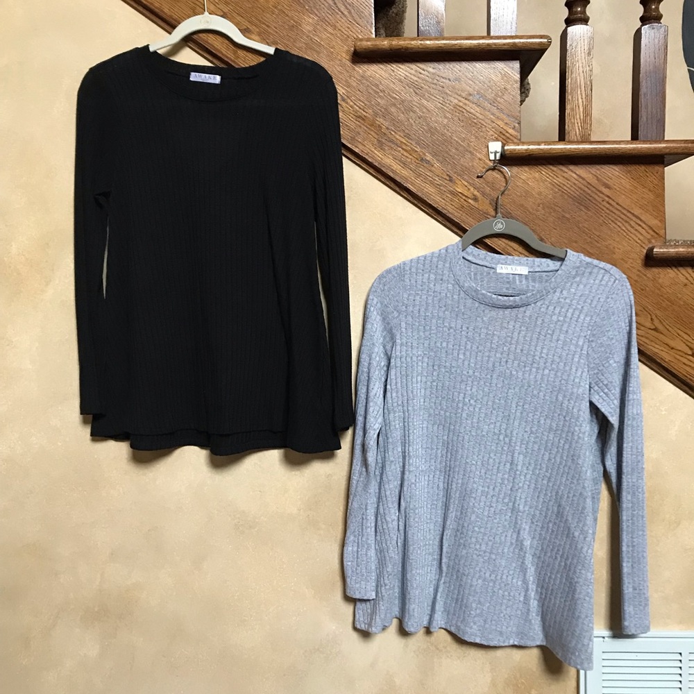 Set of 2 awake shirts open back